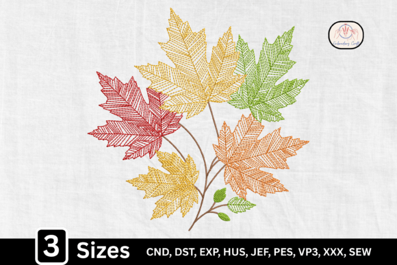 Autumn Maple Leavesas Embroidery Review