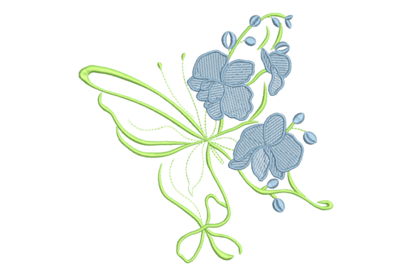 Blue Floral Swirl Review for Small Business