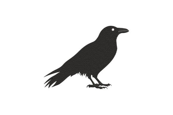 Crow Silhouette Embroidery Design Review