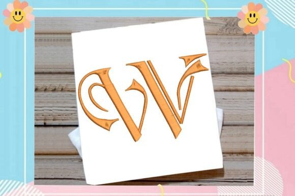 Initial W Elegant Vintage Monogram Review