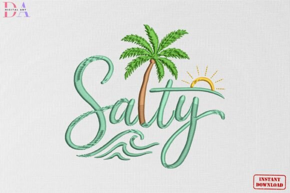Salty Palm Beach Summer Coastal Embroidery Review