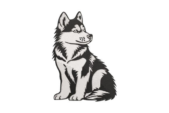 Siberian Husky Dog Embroidery Review