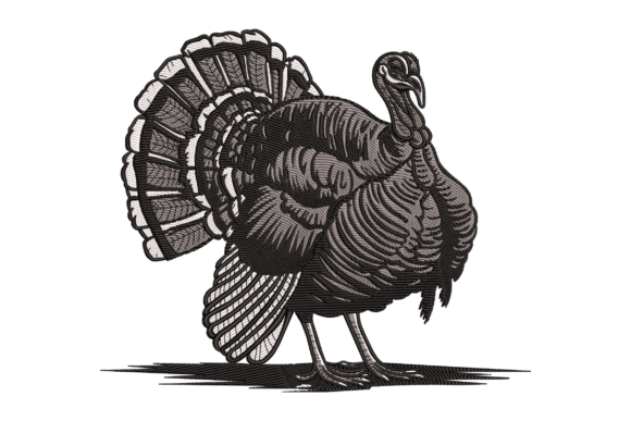 Thanksgiving Turkey Bird Embroidery Review